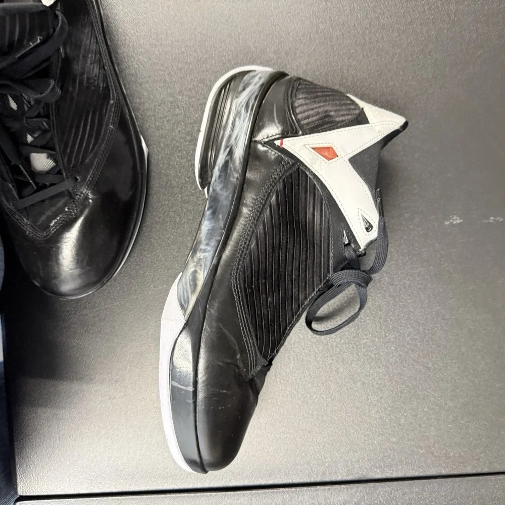Air Jordan 2009 OG 2K9 Black White Tuxedo Vintage Mens Sneakers 343084-062 Sz 13